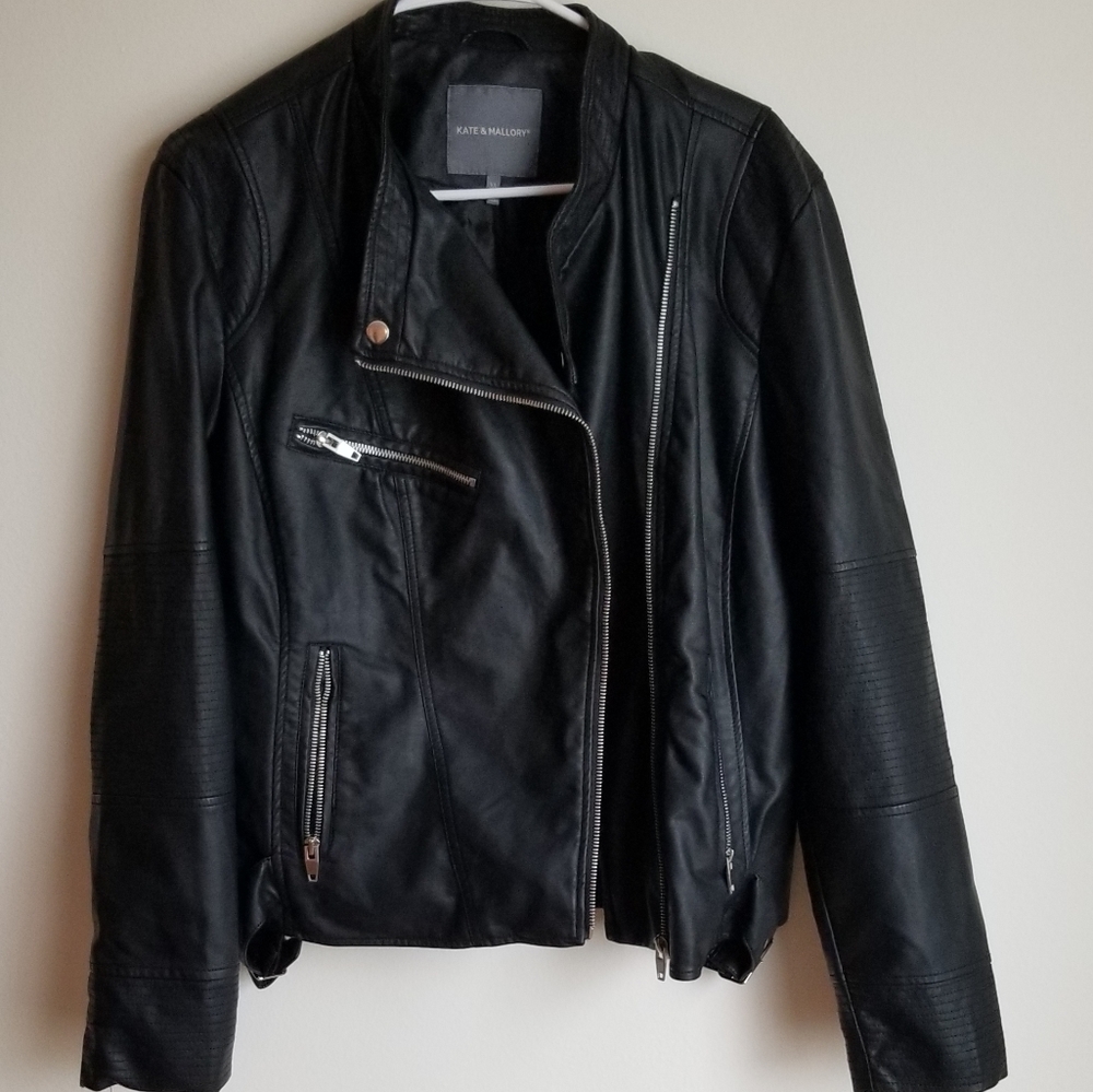 Kate & Mallory faux leather jacket